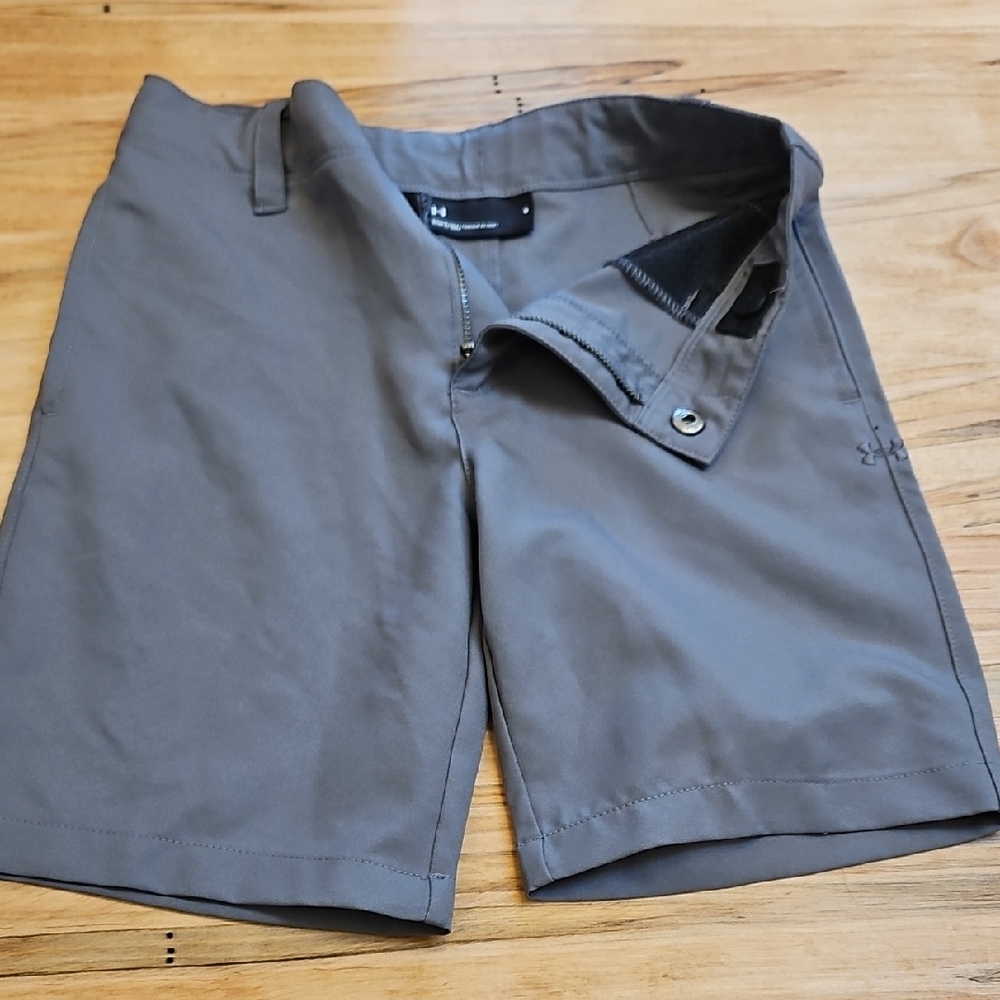 Under Armour Boys Gray Shorts